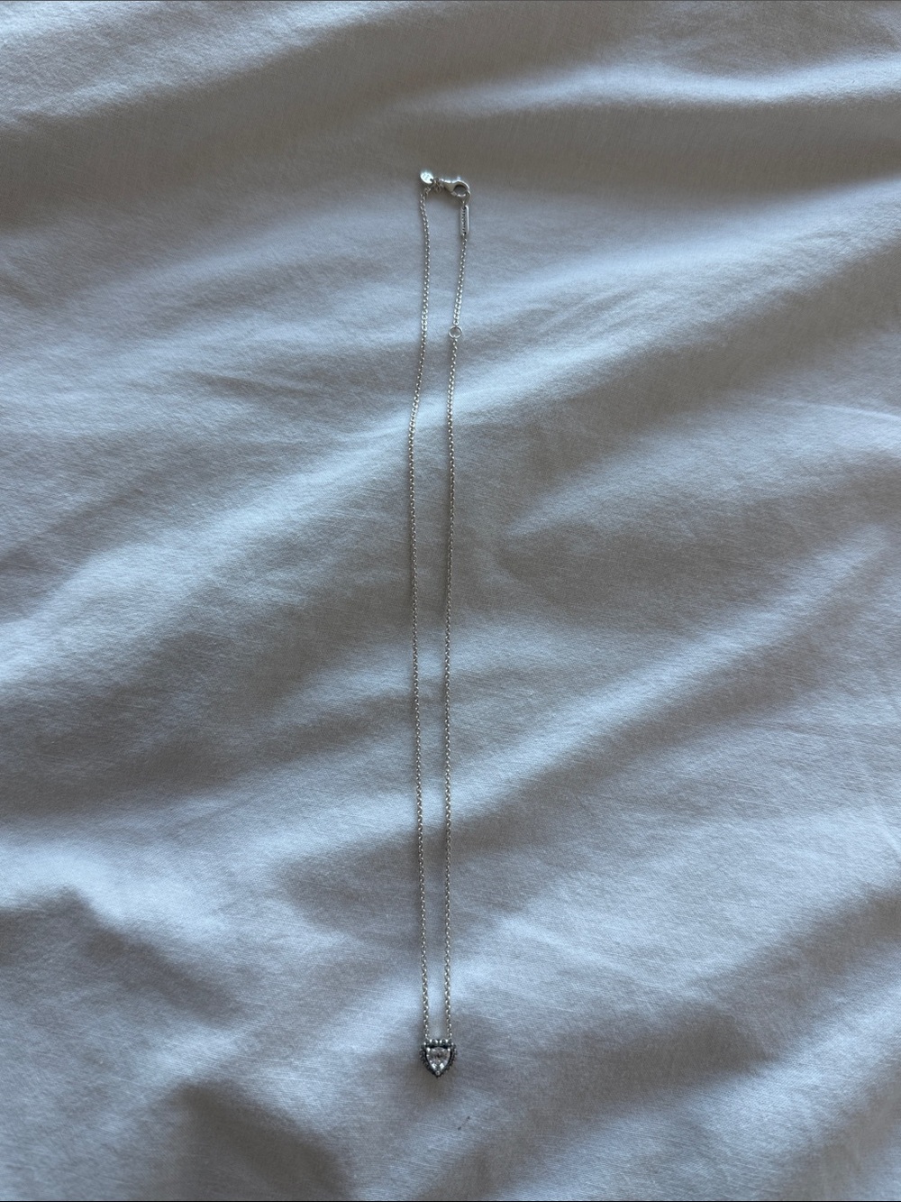 Pandora Elevated Heart Sterling Silver Necklace